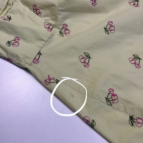 Vintage Embroidered Halter Cherry Dress - Picture 12 of 12